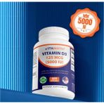 Vitamatic Vitamin D3 5000 Iu (125 Mcg) – 500 Mini Softgels Olive Oil-Based Formula – Cold-Pressed.made In Usa. - Aromasız
