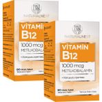 Vitamin B12 Metilkobalamin Takviye Edici Gıda 60 Tablet 2 Kutu