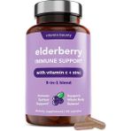 Vıtamın Bounty Elderberry Wıth Vıtamın C +Zınc 5-In-1 Blend 60 Capsules