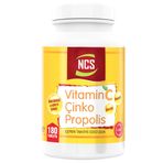Vitamin C Çinko Propolis 180 Tablet Vitamin D
