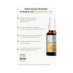 Vitamin D3 K2 1000 IU, Vitamin E, Zeytinyağı Sayesinde Yüksek Emilim, 20 ml