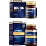 Vitamin Max ( C Vitamini ,d Vitamini ve Çinko Takviyesi ) 60 Tablet + Biotin 5000 Mcg 30 Tablet - Aromasız