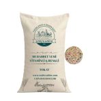Vitaminli Muhabbet Kuşu Yemi - Renkli Ve Dengeli Karışım - 25 Kg (Yeni Mahsul)