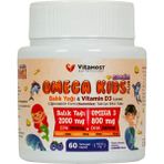Vitamost Omega Kids Plus 60 Gummies Jelıbon - Yaban Mersini