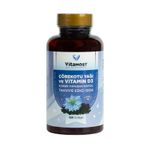 Vitamost Vitamin D3 Çörek Otu Yağı 120 Kapsül