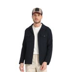 Vitanes Erkek Lacivert Overshirt Esneyen Kumaş Baharlık Trenç Ceket-Mont Lacivert 50