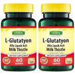 Vitapol L-Glutatyon Alfa Lipoik Asit Milk Thistle 2x60 Kapsül
