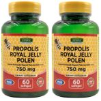 Vitapol Propolis Arı Sütü Polen 750 mg 2x60 Kapsül