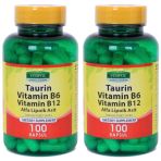 Vitapol Taurin Vitamin B6 B12 Alfa Lipoik Asit 2x100 Kapsül