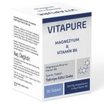 Vitapure Magnezyum Vitamin B6 30 Tablet