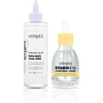 Vitayes C Vitamini/panthenol Cilt Tonu Eşitleyici Leke Karşıtı Serum ve Akne Karşıtı Cadı Fındığı Yüz Toniği
