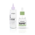 Vitayes Niacinamide Hyalüronik Asit Cilt Gözenek Sıkılaştırıcı Serum ve Akne Karşıtı Cadı Fındığı Yüz Toniği