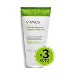 Vitayes Yeşil Çay Özlü Yüz Yıkama Jeli 3 x 150 ML