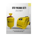 VİTEMAC OTO YIKAMA SETİ 2 Lİ SET 200 BAR YIKAMA VE 100 LİTRE KÖPÜK TANKI