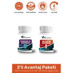 Vitexpert 2'li Set Bağışıklık ve Eklem Destekleyici Tablet Tüm Kediler İçin C Vitamini + Glukozamin Özel Paket