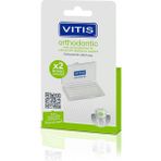 Vitis Ortodontik Diş Mum 2'li Blister Orta Sertlikte Koruyucu Fırça Kılı ile Ağız Yaralarını Önler
