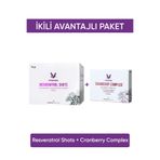 Vitisfera İkili Avantajlı Paket 3 (Resveratrol Shots + Cranberry Complex)