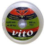 Vito 300 mt Yeşil 0.24 mm Fluorocarbon Coated Misina