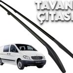 VİTO EXTRA UZUN ŞASE TAVAN ÇITASI SİYAH RENK 2003 2004 2005 2006 2007 2008 2009