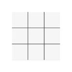VitrA 10x10 cm Miniworx Ral 9016 Beyaz Mozaik Mat Seramik