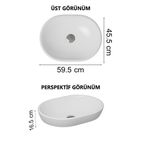 VitrA 5940B003-0012 Beyaz Metropole 45x45 cm Çanak Lavabo
