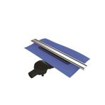 Vitra 59980480000 Yandan Çıkışlı Mat Krom 60 cm Eco Flow Duş Kanalı