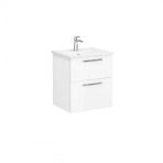 Vitra 60 cm Root Flat Beyaz Kapaklı Banyo Dolabı Takımı