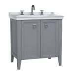 Vitra 62154 80 cm Valarte Gri Alt Modül ve Lavabo Banyo Dolabı