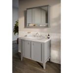 Vitra 62166 Valarte Lavabo Dolabı +62235 Valarte Aynalı Banyo Dolabı - Mat Gri