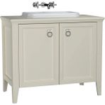 Vitra 62173 Valartelavabo Dolabı ve 62236 Valarte Aynalı Banyo Dolabı - Mat Fildişi