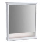VitrA 62225 65 cm Mat Beyaz Sol Valarte Dolaplı Ayna