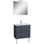 VitrA 66102 Mia Çekmeceli Ayaklı 70 cm Antrasit Banyo Dolabı Seti