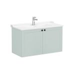 Vitra 68749 Root Classic Lavabo Dolabı + 66903 Base Aynalı Banyo Dolabı - Mat Retro Yeşil