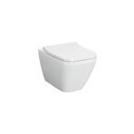 VitrA 7082l003-0090 İntegra Square Kare Rimex Kanalsız Asma Klozet + Yavaş Kapak