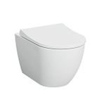 Vitra 7510l003-0090 S60 Rim-Ex Smoothflush Beyaz Kanalsız Asma Klozet ve Yavaş Kapanır Kapak