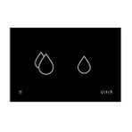 VitrA 768-1501 V-Care 8 cm Siyah Cam Kumanda Paneli