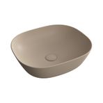 VitrA 7810B474-0016 Plural Kare 45 cm Mat Kil Beji Alçak Çanak Lavabo