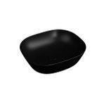 VitrA 7810B483-0016 Plural Kare Çanak Mat Siyah 45 cm Lavabo