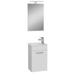 VitrA A - 75022 Mia Demonte Set 40 cm Kapaklı Aydınlatmalı Lavabo Dolabı