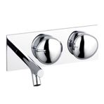 VitrA A41808 İstanbul Ankastre Lavabo Bataryası Krom