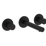 VitrA A4258236WTC Origin Mat Siyah 3 Delikli Ankastre Lavabo Bataryası