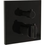 VitrA A4287439 Suit Parlak Siyah Ankastre Termostatik Banyo Bataryası