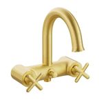 VitrA A4289325 Altın Krom Origin Classic Fırçalı Banyo Bataryası