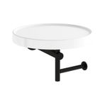 VitrA A44007 Mat Siyah Archiplan Seramik Etajerli Tuvalet Kağıtlığı