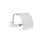 Vitra A44086 Base 800 Kapaklı Krom Tuvalet Kağıtlığı