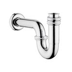 VitrA A45117 Lavabo/Eviye Sifonu, P Tipi, Krom