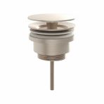 VitrA A4514934 Origin Universal Basmalı Fırçalı Nikel Lavabo Yuvarlak Süzgeci