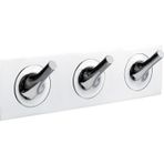 Vitra A48012 İstanbul Pirinç Üzeri Krom Kaplama Üçlü Askılık