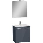 VitrA Ardea 69561 Parlak Antrasit Banyo Dolabı Seti 60 cm Kapaklı Suya Dayanıklı Tasarım