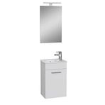 VitrA Ardea 75022 Banyo Dolabı Seti, Parlak Beyaz, 40 cm, Kapaklı